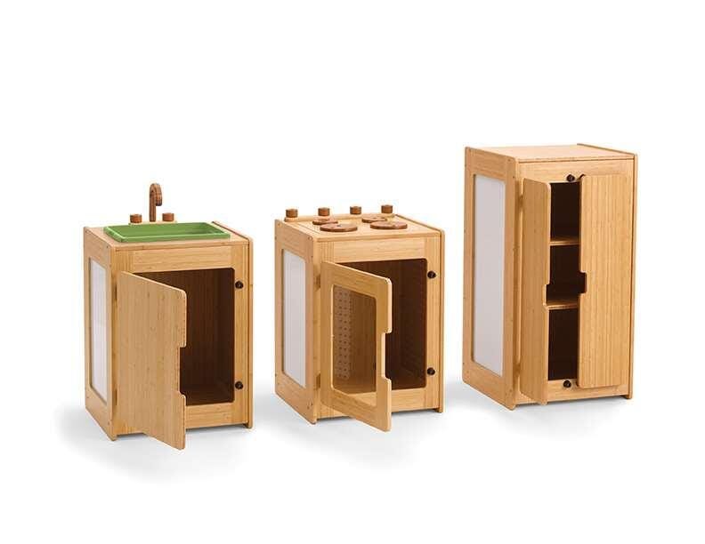Image for Copernicus Bamboo Make-Believe Kitchen Set from School Specialty